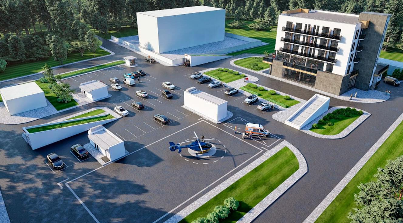 Development of the master plan of the Ivano-Frankivsk helipad project
